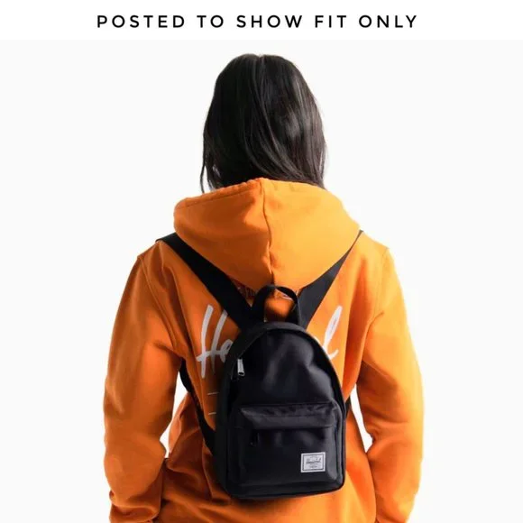 Herschel Supply Co. Orange Green Red Plaid Mini Backpack - Picture 13 of 14